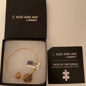 Alex & Ani Gold “piece of the puzzle” Bracelet